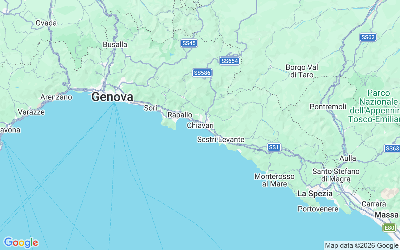 Luogo Barca a motore: Rapallo, Chiavari