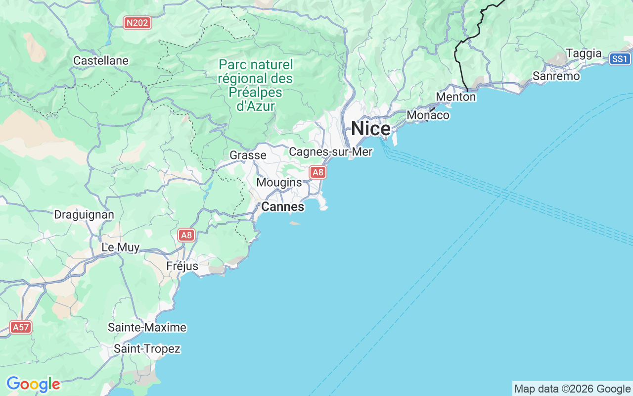 Location of the Motorboat: Gallice, Juan Les Pins