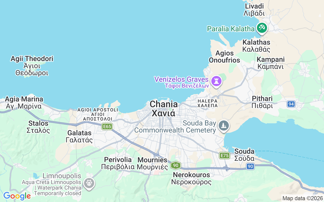 Location of the RIB: Chania Old Port, Chania Old Port