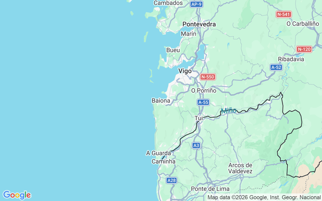 De locatie van Zeilboot: Puerto Deportivo Baiona, Baiona
