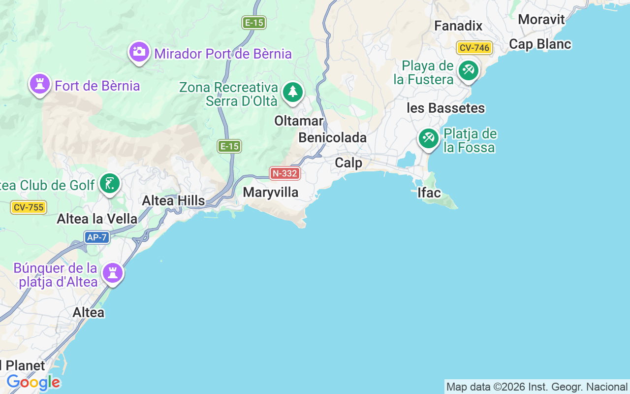 Liegeplatz Motorboot: Puerto Deportivo Puerto Blanco, Calp