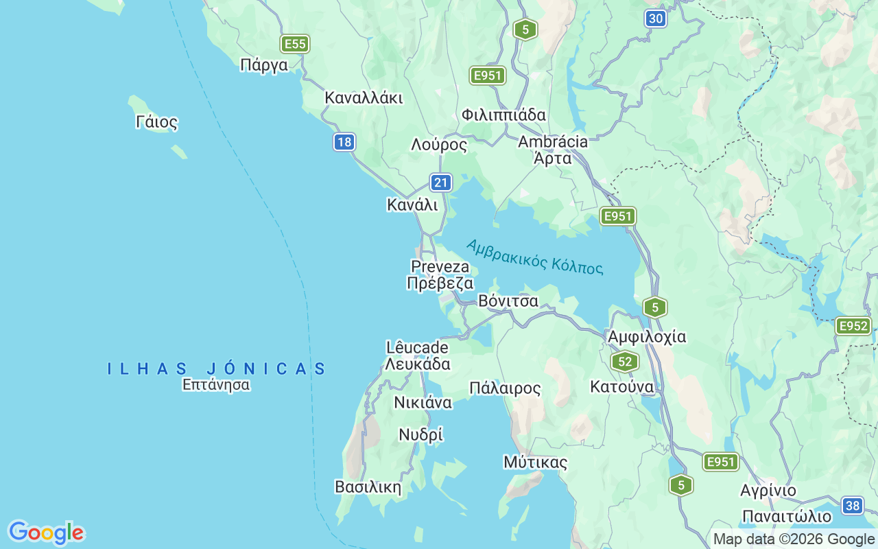 Localização do(a) Veleiro: Preveza, Grécia