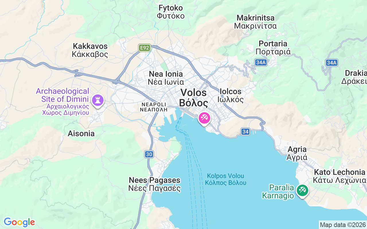 Location of the Sailboat: Volos Port, Volos