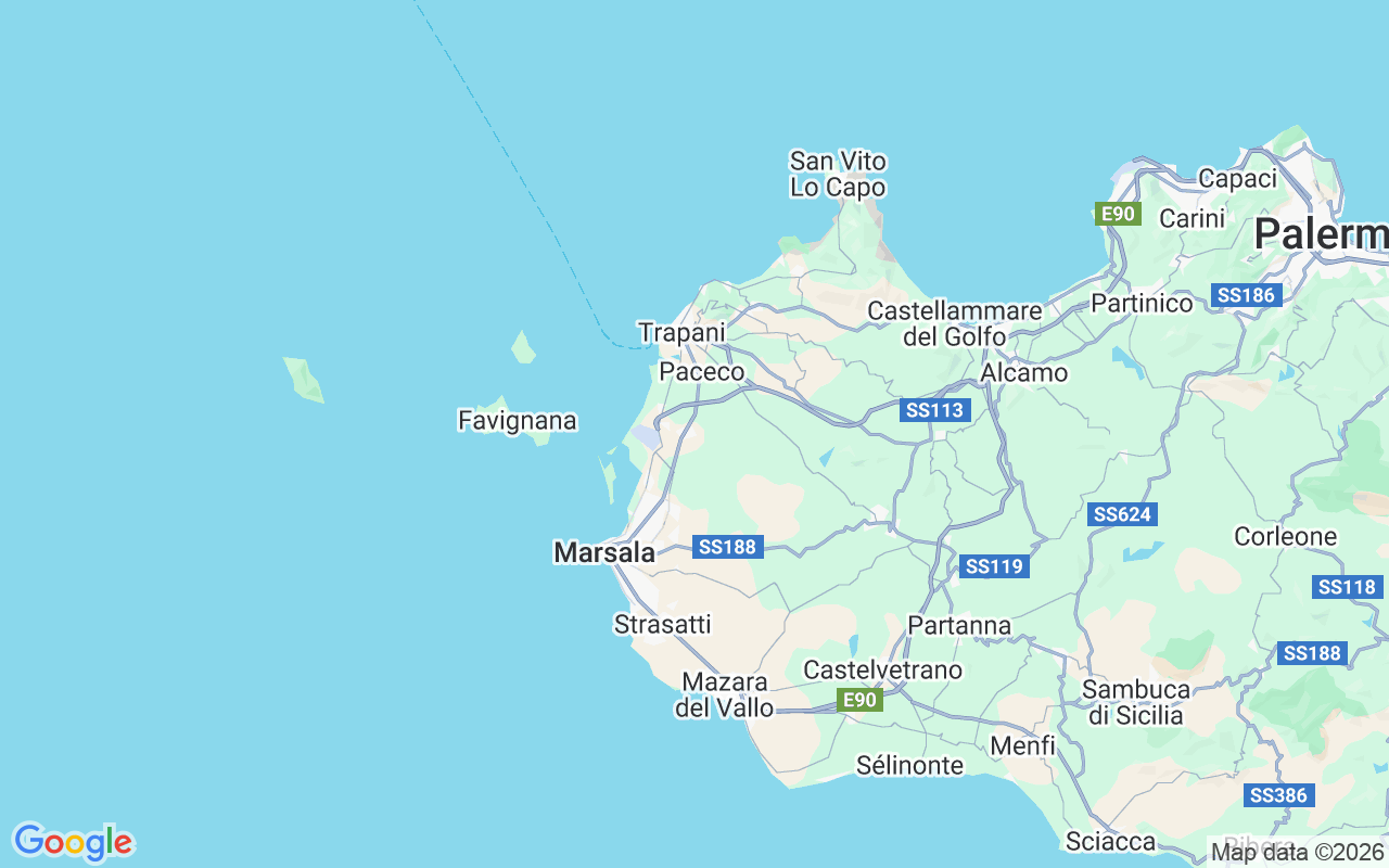 Emplacement du Semi-rigide: Trapani, Trapani