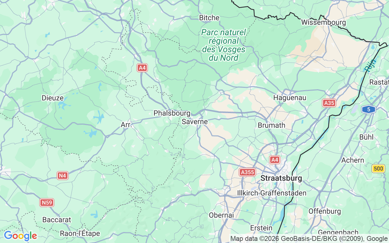 De locatie van Woonboot: 67700 Saverne, Frankrijk