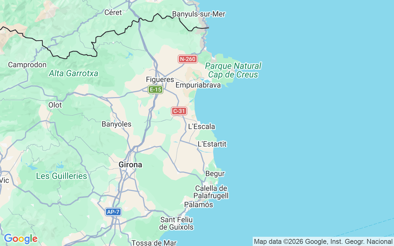Location of the Catamaran: L'escala, L'escala