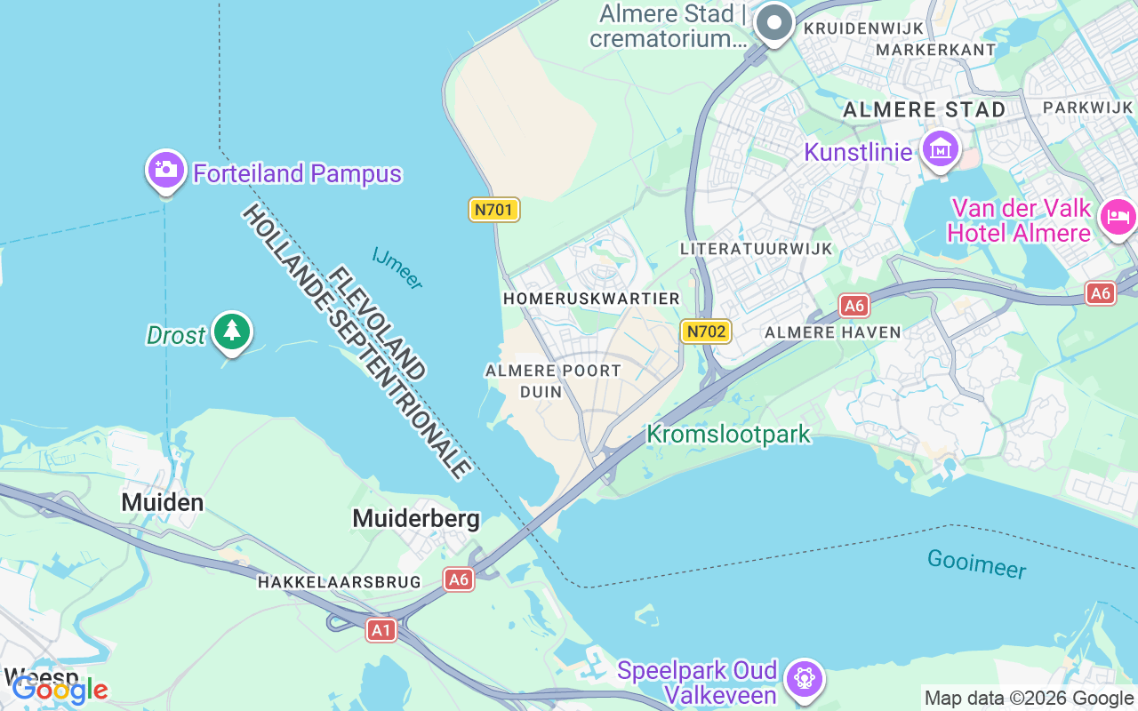 Emplacement du Bateau sans permis : Port D'almere, Almere