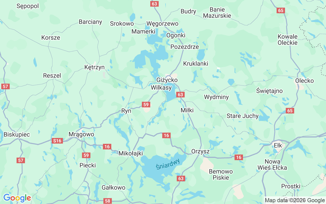 De locatie van Zeilboot: Port Zielona Zatoka (11-500 Bogaczewo, Bogaczewo 21), Bogaczewo