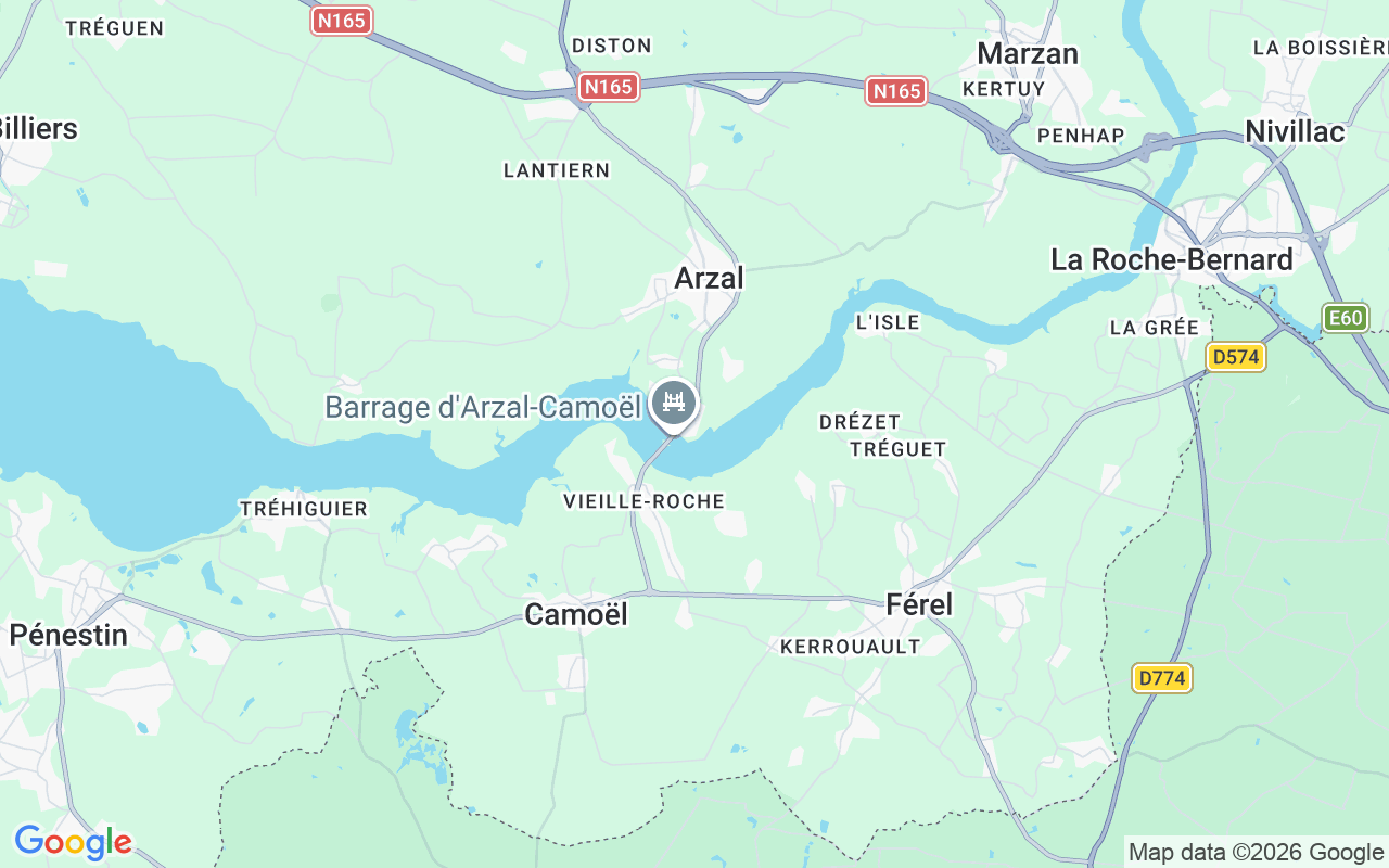 Location of the Sailboat: Port D'arzal-Camoël, 56190 Arzal
