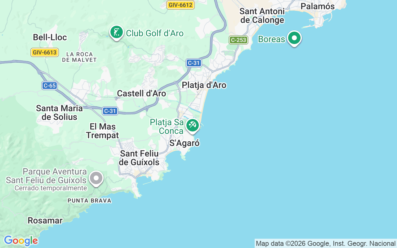 Ubicación Neumática: Puerto Deportivo Marina Port D'aro, Platja D'aro