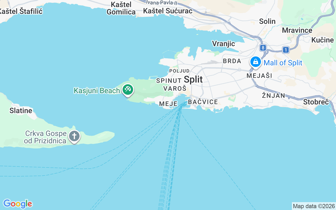 Ubicación Catamarán: Marina Nava, Split