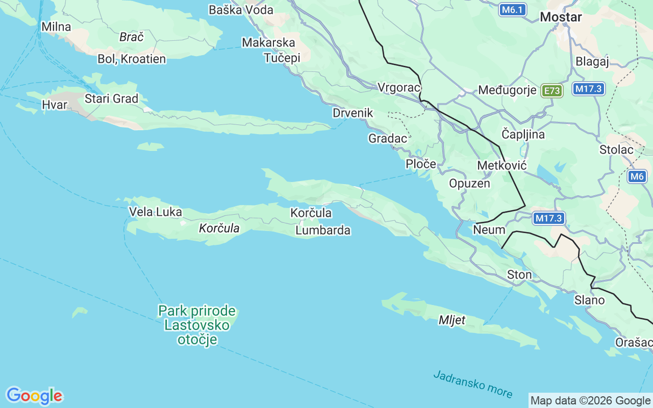 Plats för RIB-båt: Lučica, 20250
