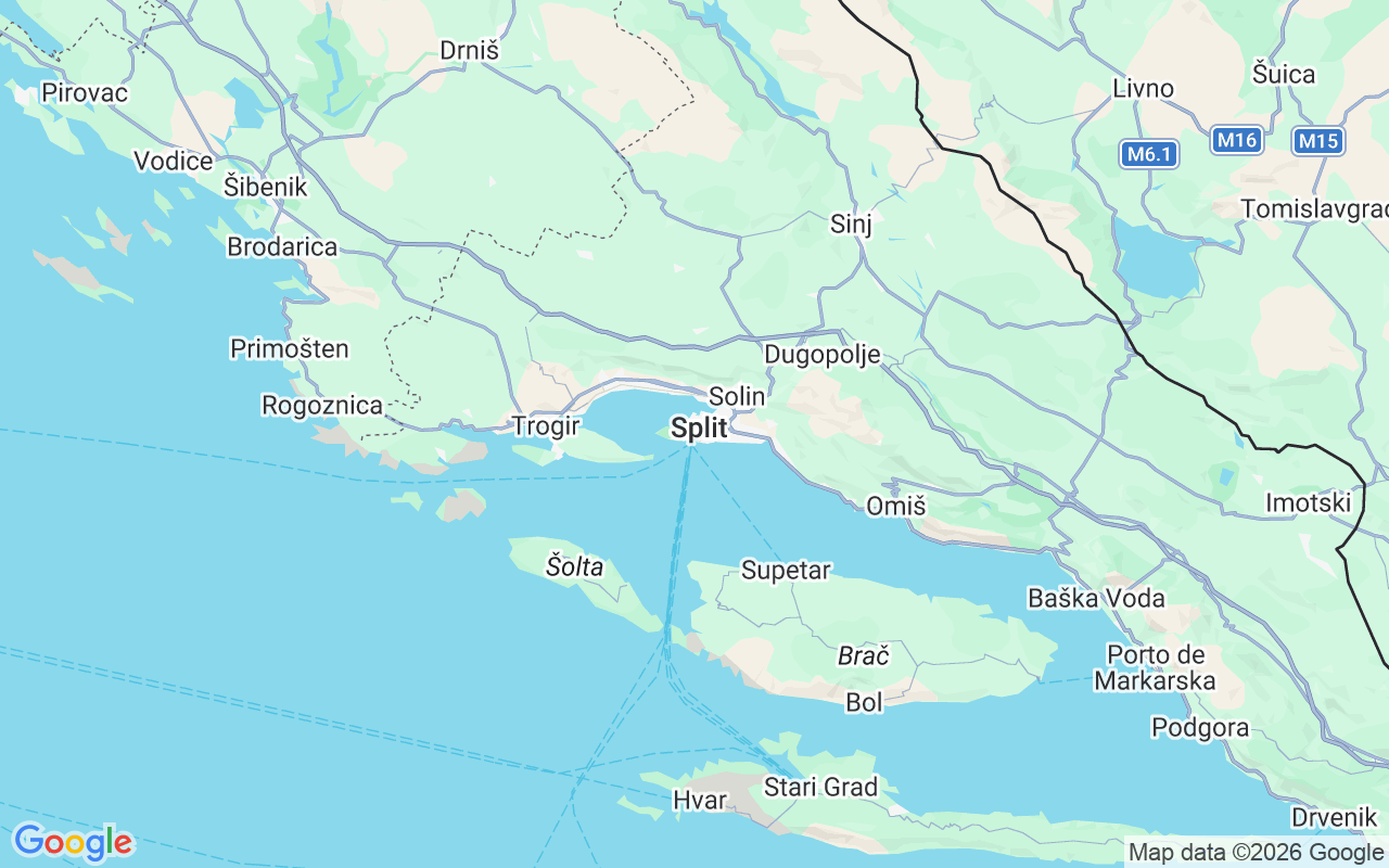 Localização do(a) Veleiro: Split, Croácia