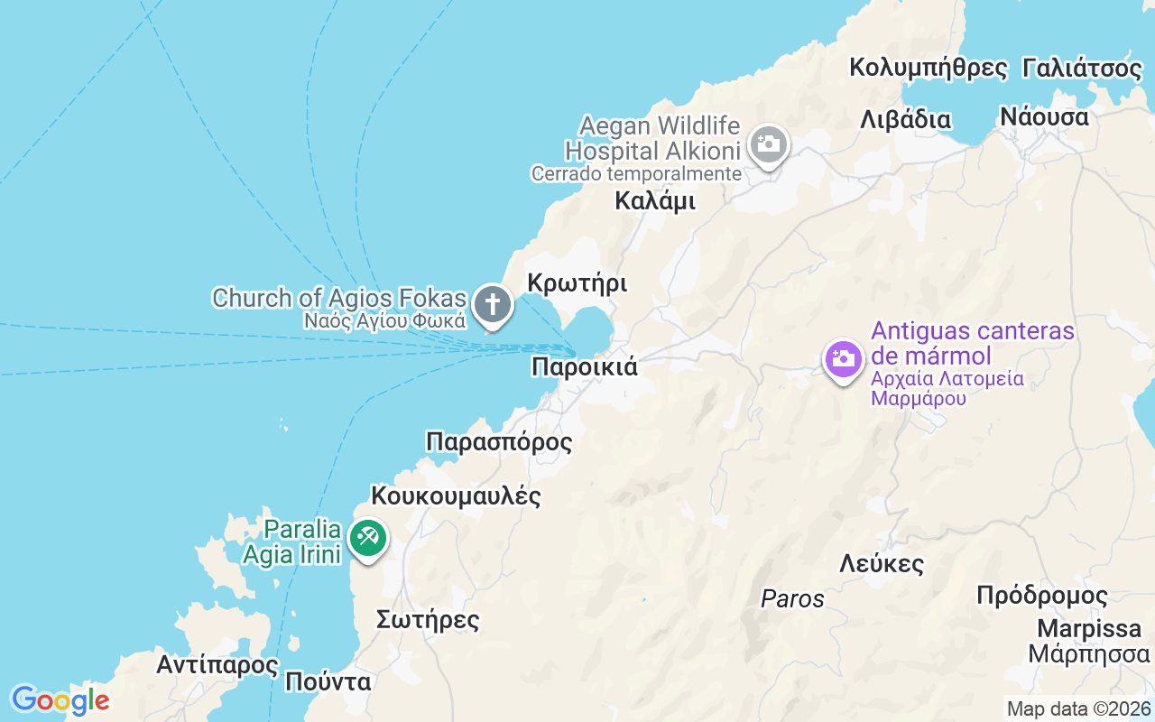 Ubicación Yate a motor: Port Paroikia, Paros 844 00