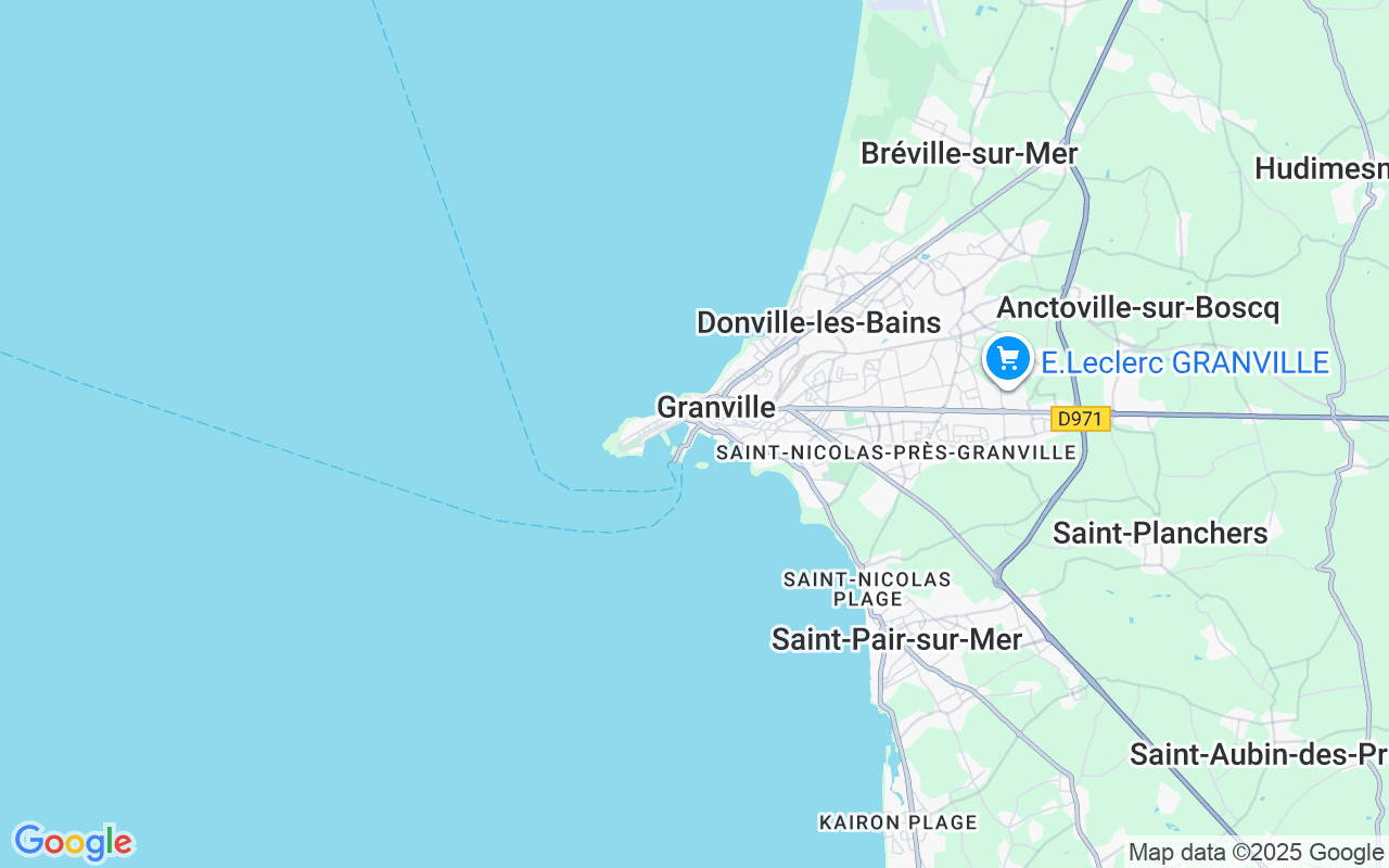 Plats för Segelbåt: Granville, Frankrike