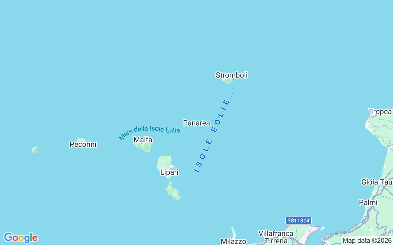 Emplacement du Semi-rigide: Panarea, Panarea