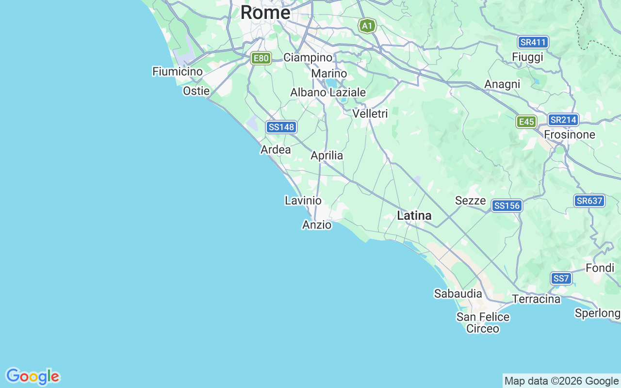 Emplacement du Semi-rigide: Anzio, Anzio