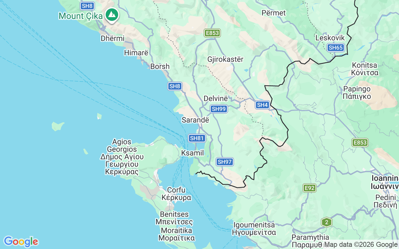 Location of the Motorboat: Limani, Sarandë