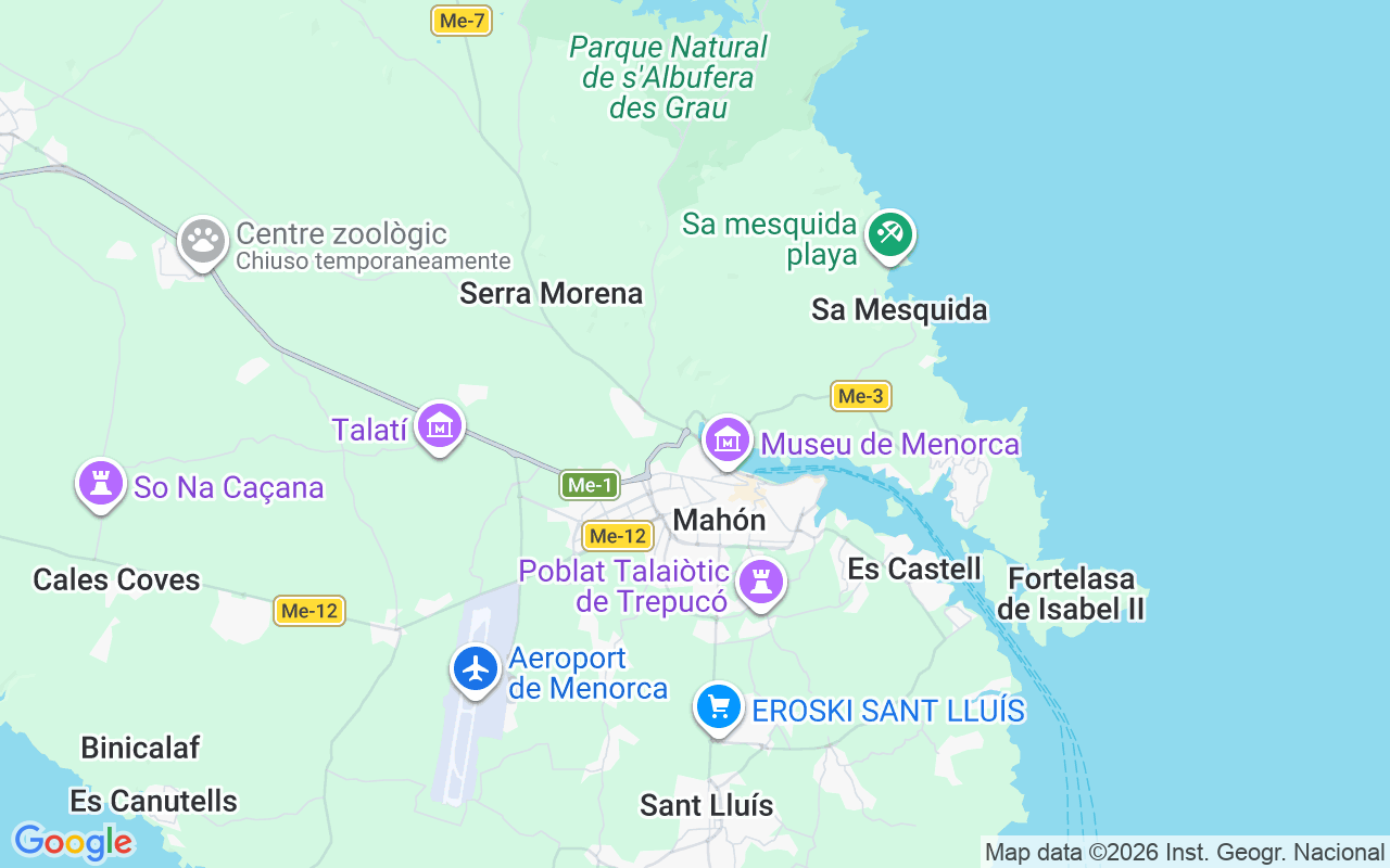 Luogo Barca a motore: Marina Menorca, Mahón