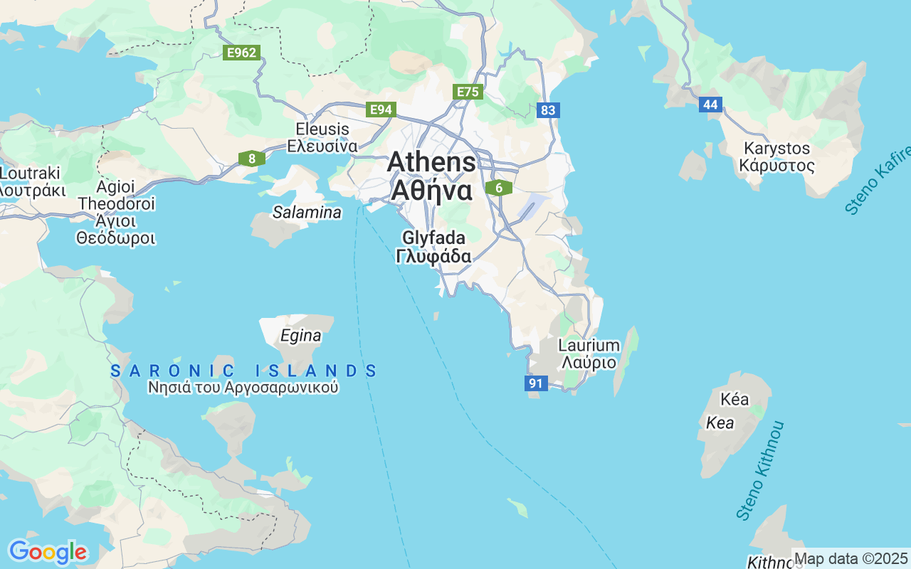 Location of the RIB: Λιμάνι Βάρκιζας, Varkiza