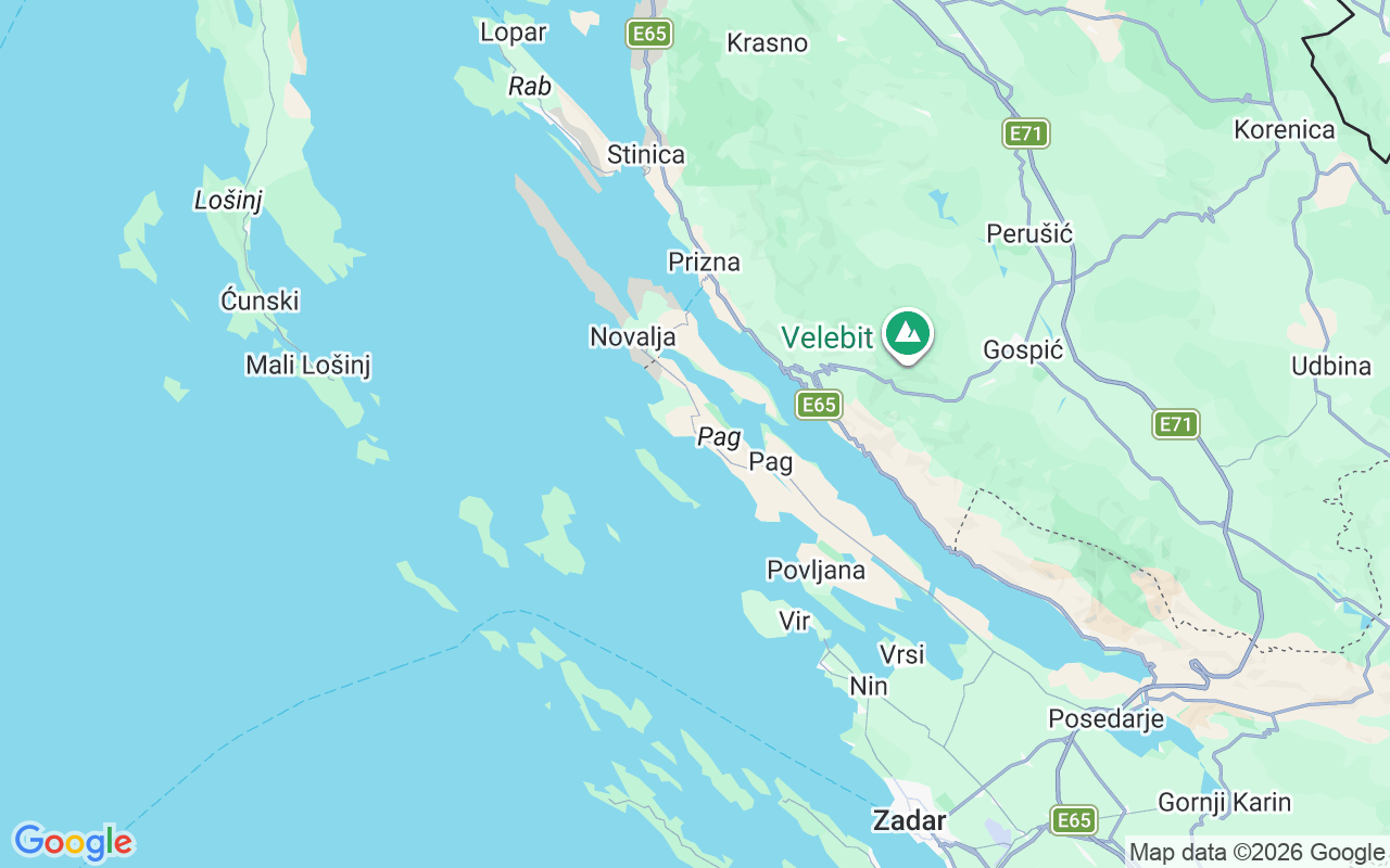 Location of the Motorboat: Vilage Simuni Center, Šimuni