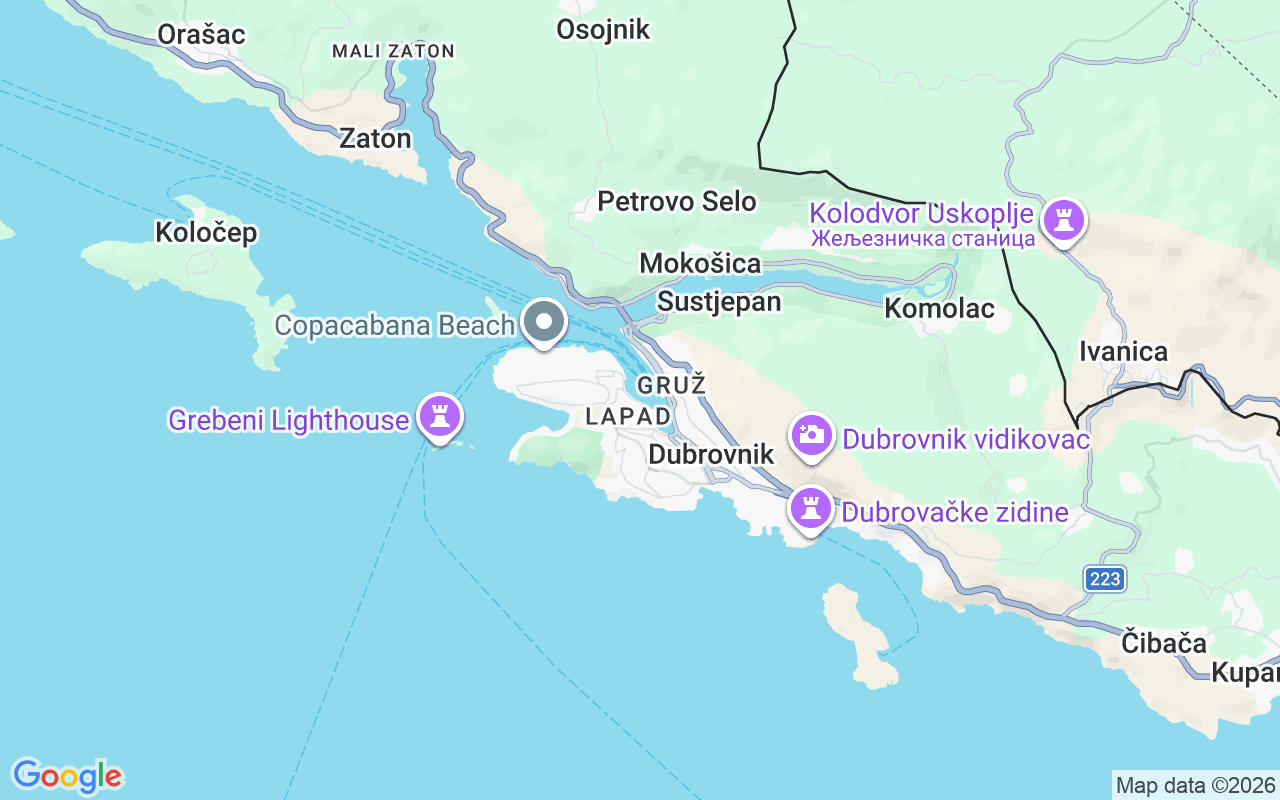 Location of the Motorboat: Marina Gruz, Dubrovnik