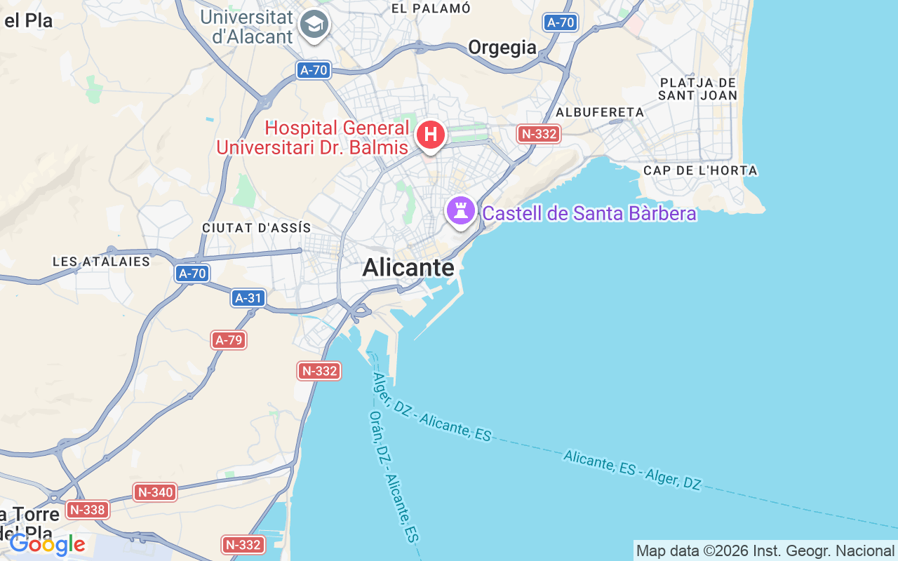 Emplacement du Semi-rigide: Marina Deportiva Del Puerto De Alicante, Alicante