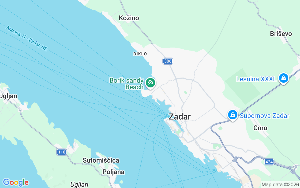 Liegeplatz RIB: Marina Vitrenjak, Zadar