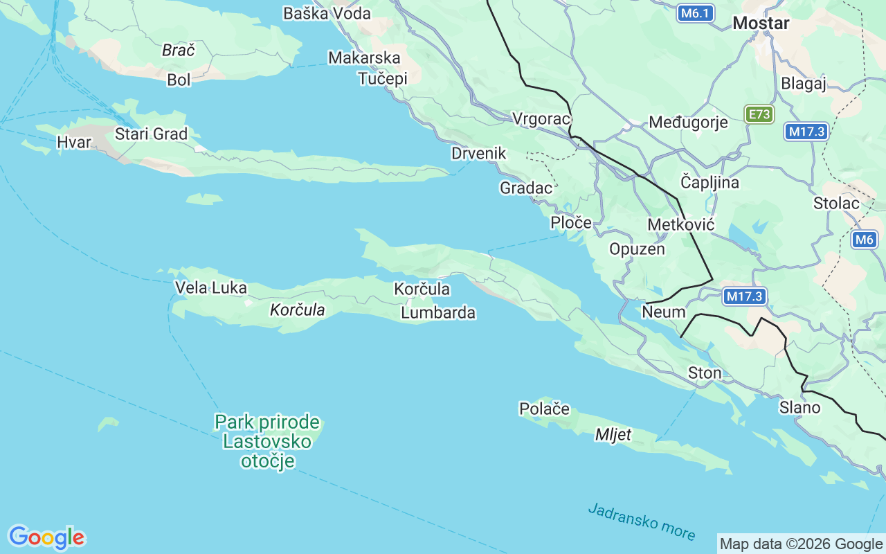 Liegeplatz RIB: Škvar 10, 20250