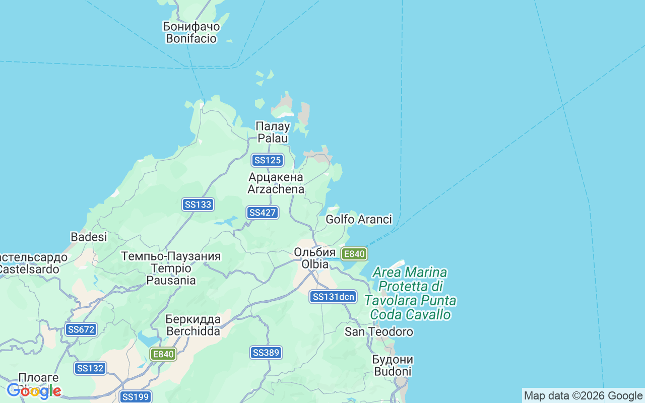 Местоположение Парусная лодка: Portisco, Италия