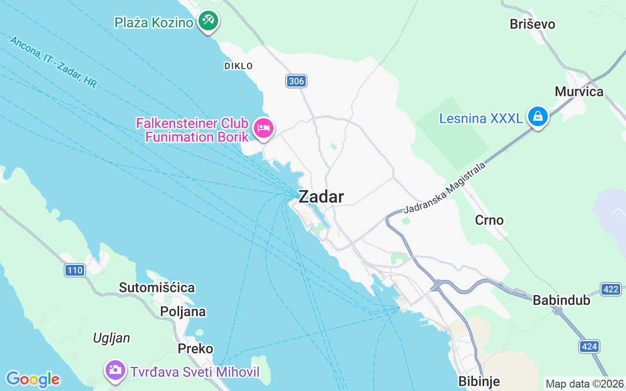 Liegeplatz RIB: Marina Zadar, Zadar