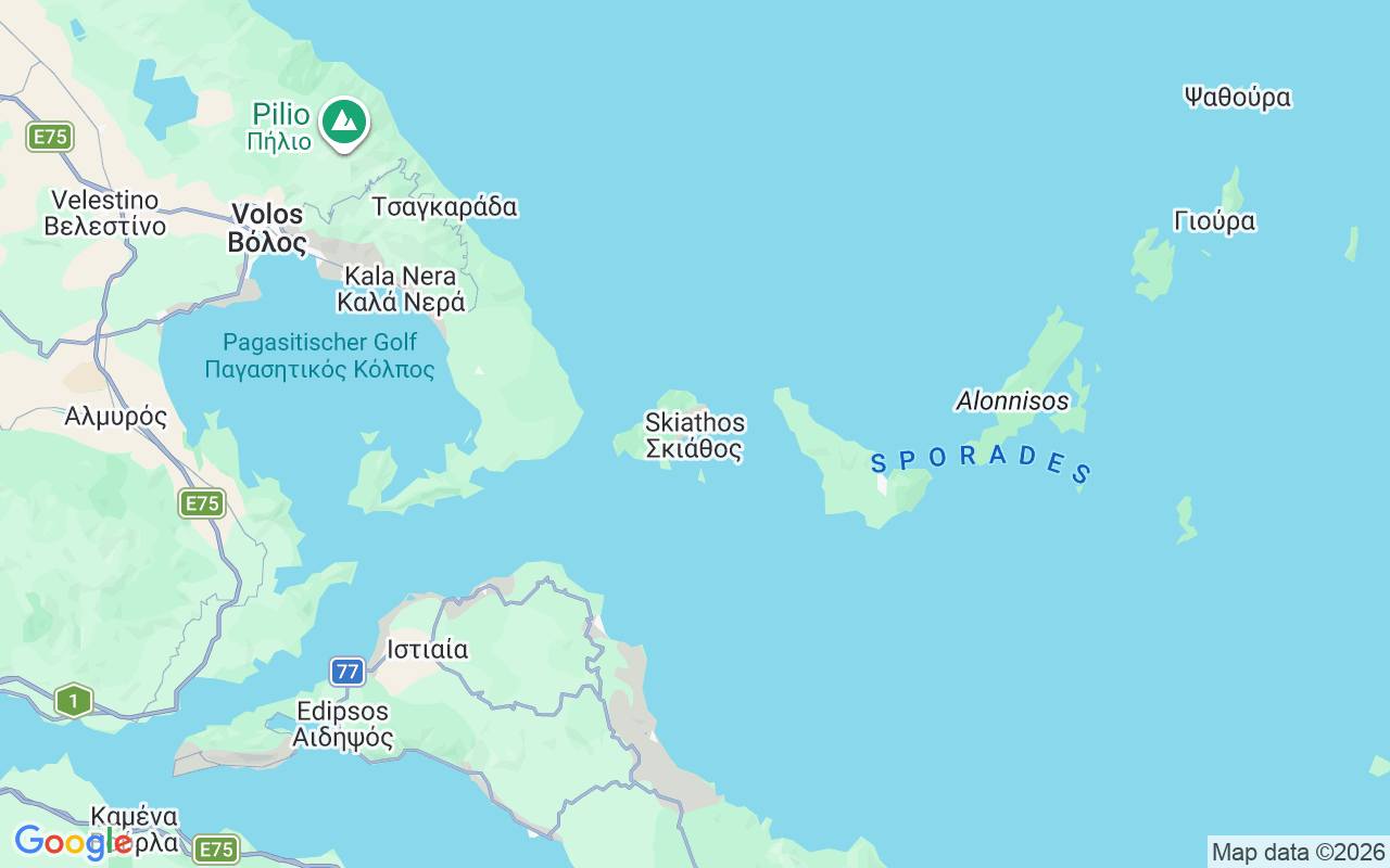 Liegeplatz Segelboot: Skiathos, Griechenland