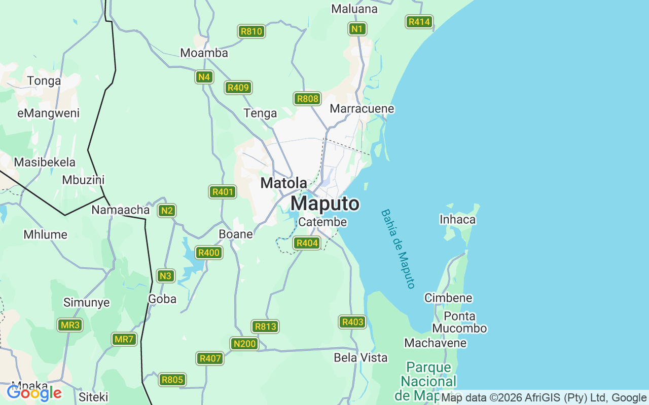 Ubicación Lancha: Clube Naval Maputo, Maputo