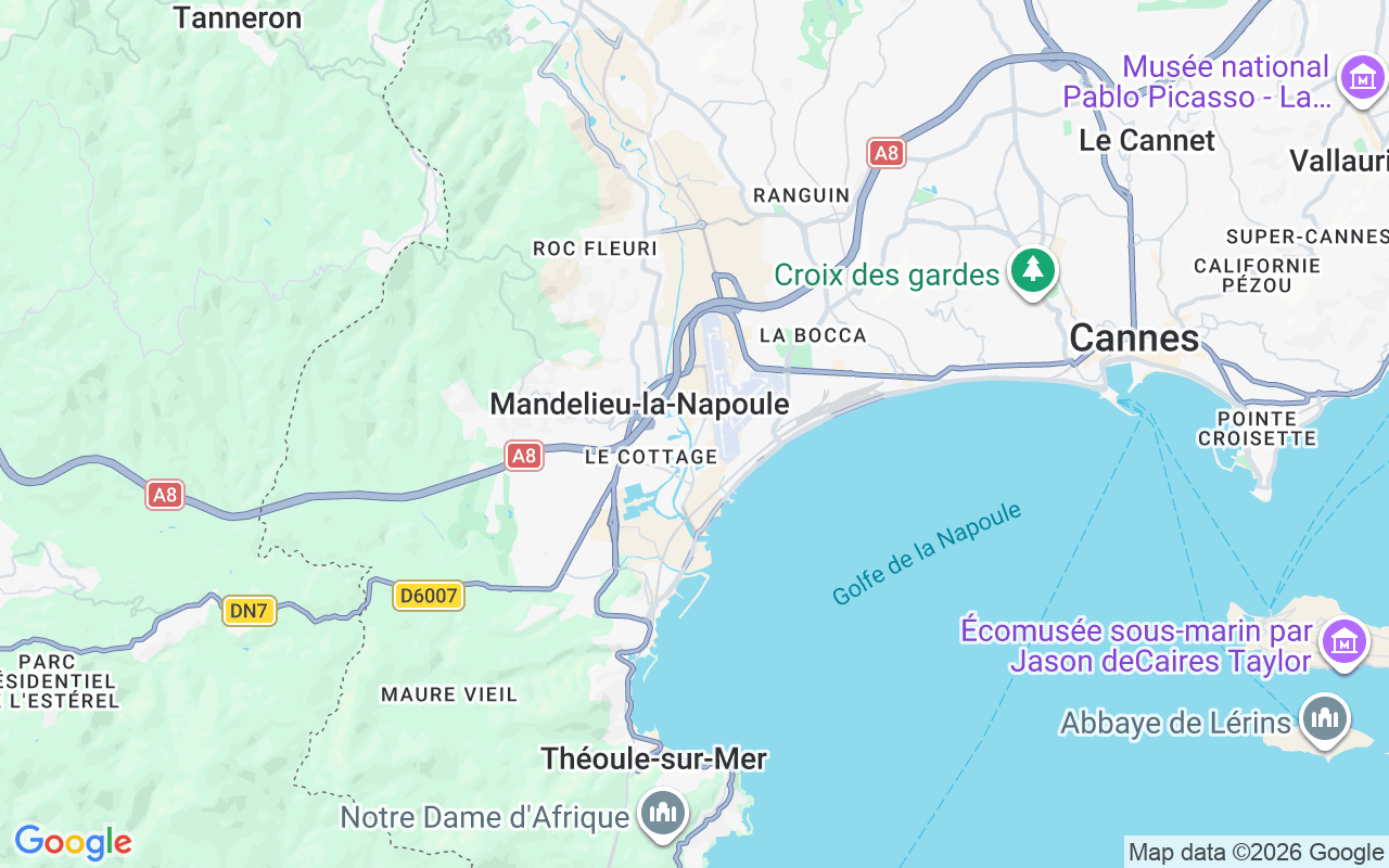 Liegeplatz Motorboot: Port Inland, 06210 Mandelieu-La-Napoule