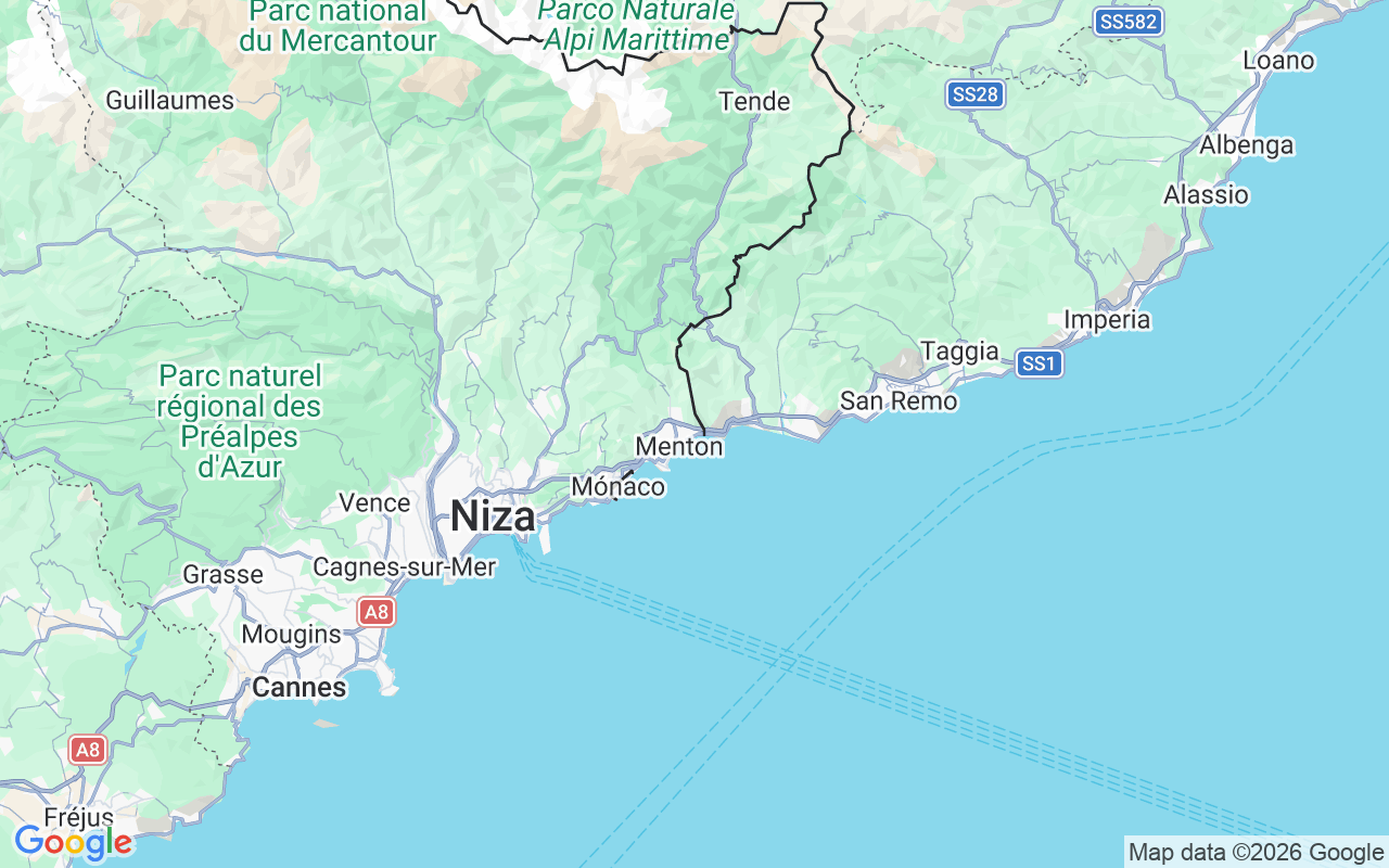 Ubicación Lancha: Menton Garavan, Menton Garavan