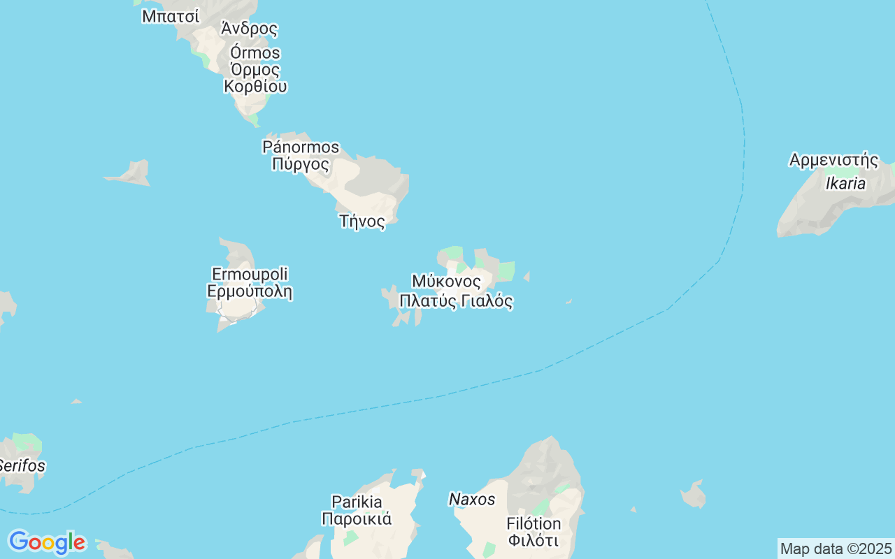 Plats för Katamaran: Αγιος Ιωαννης, Mykonos
