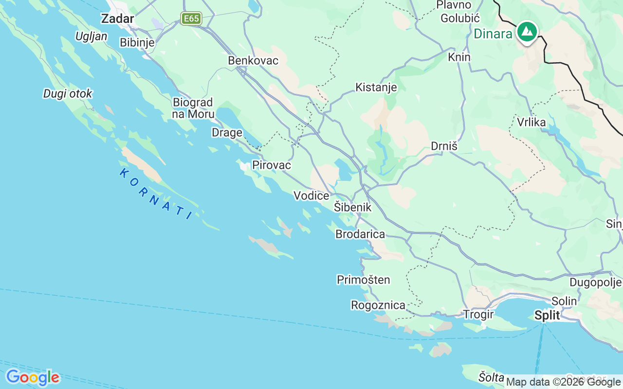 Localização do(a) Lancha: Vodice, Vodice