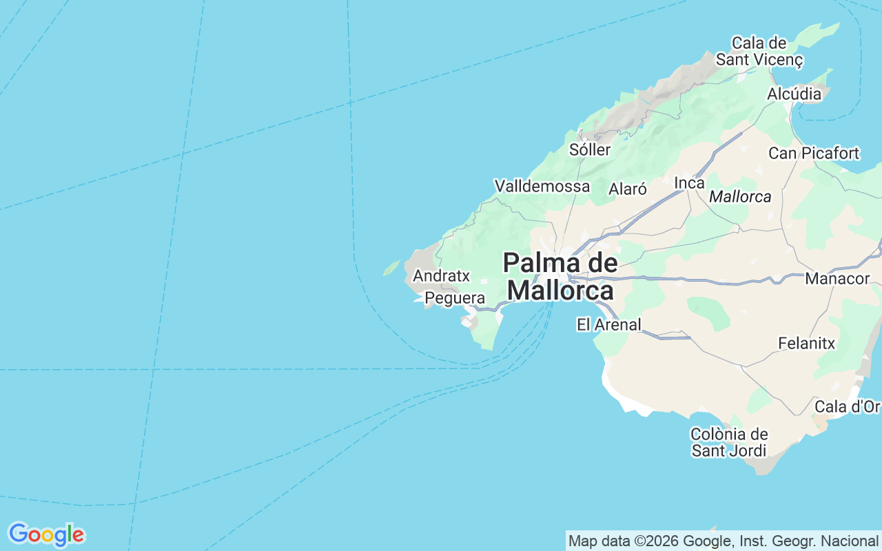 De locatie van Motorboot: 07150 Andratx, Spanje
