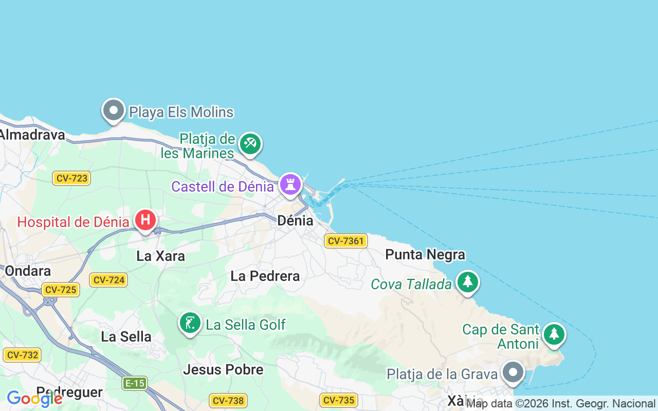 Emplacement du Bateau à moteur: Marina De Denia, Dénia