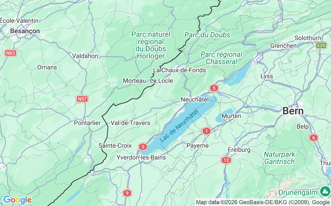 De locatie van Zeilboot: Auvernier, Neuchâtel
