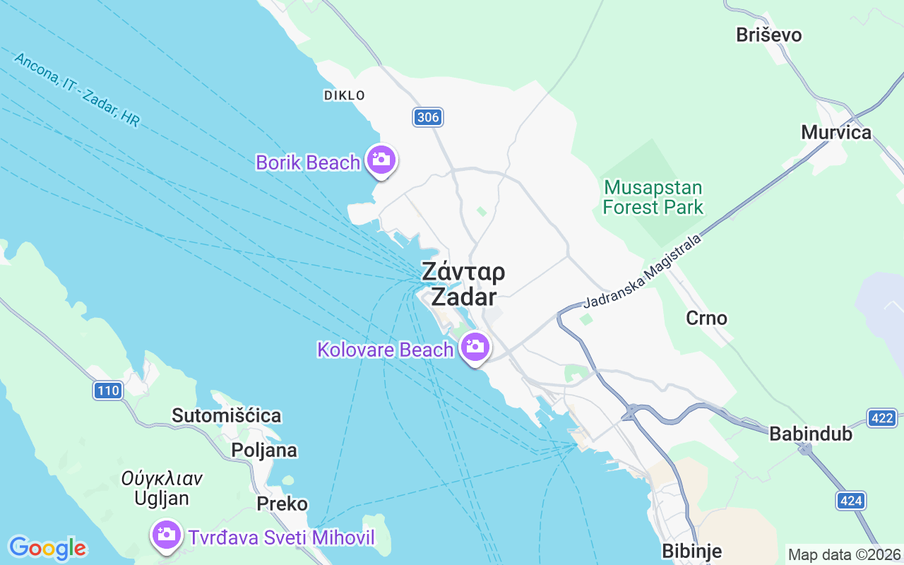 Τοποθεσία Φουσκωτό: Marina Zadar, Ζαντάρσκα
