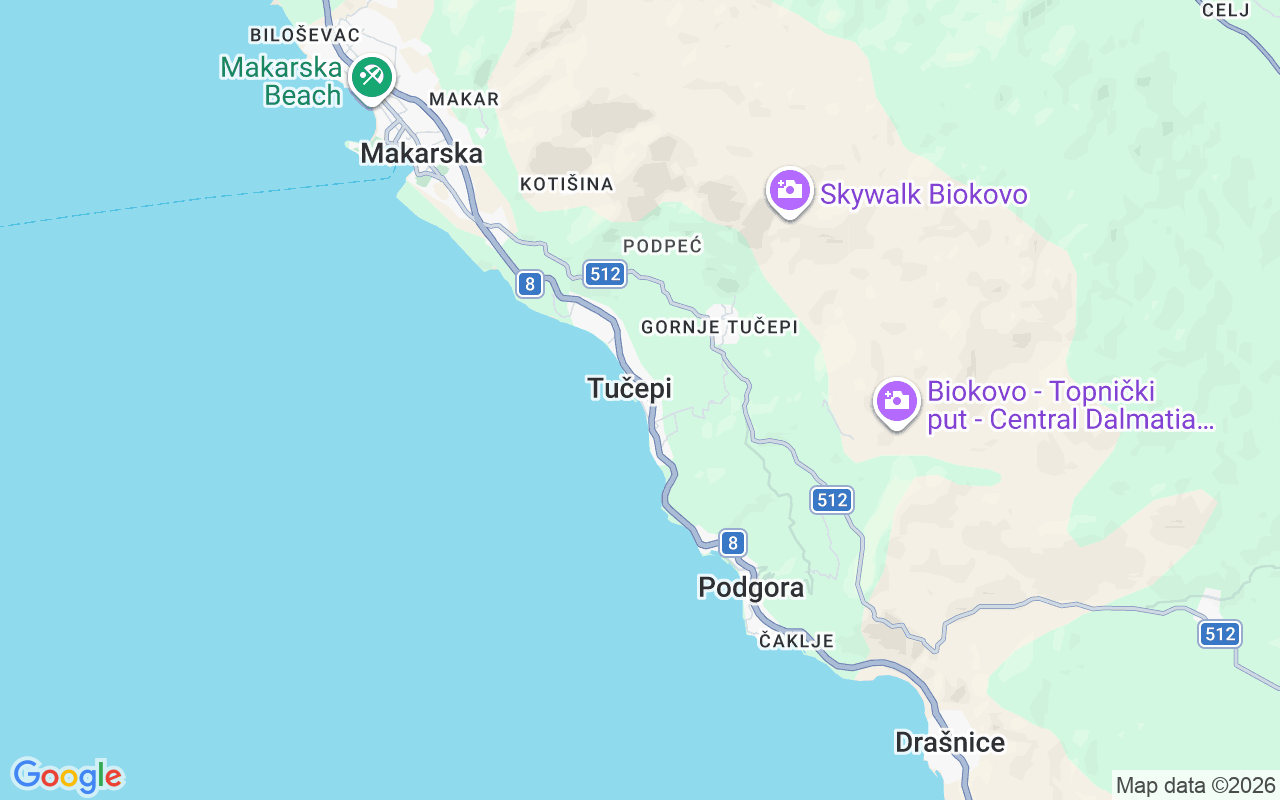 Location of the Motorboat: Marina Tucepi, Tučepi