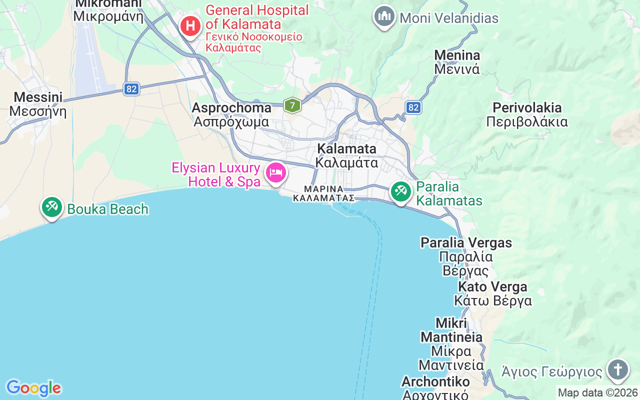 Location of the RIB: Kalamata Marina, Kalamata 241 00
