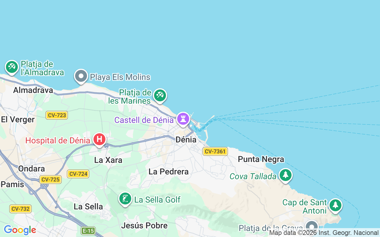 Location of the Motorboat: Marina El Portet De Denia, Dénia