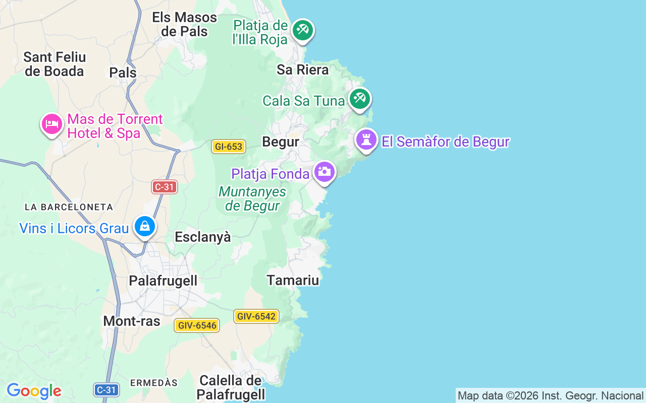 Localização do(a) Lancha: Begur, Espanha