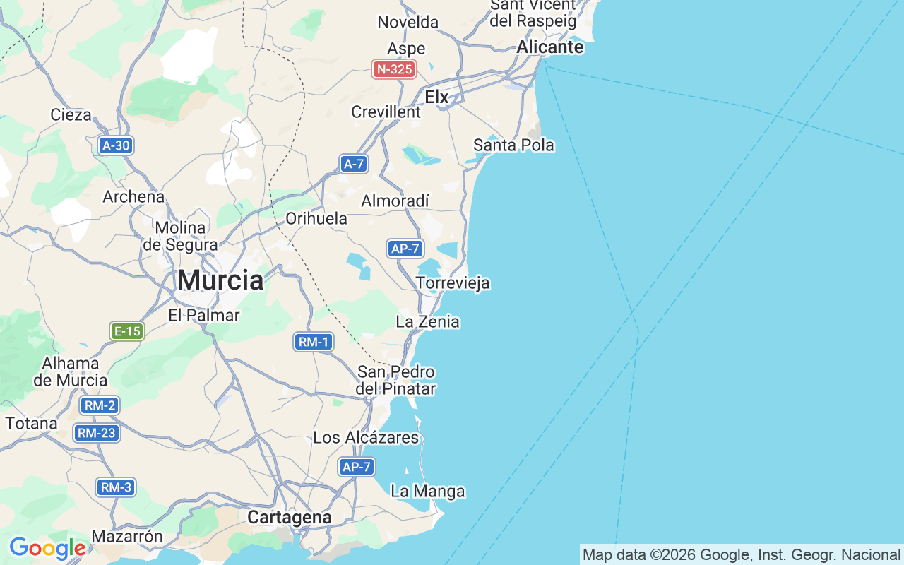 Location of the Motorboat: Marina Salinas, Torrevieja