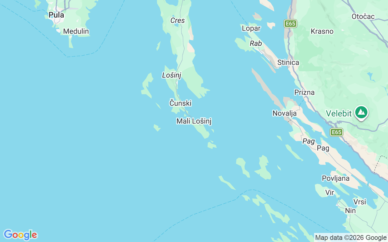Plats för Motorbåt: Mali Lošinj, Kroatien