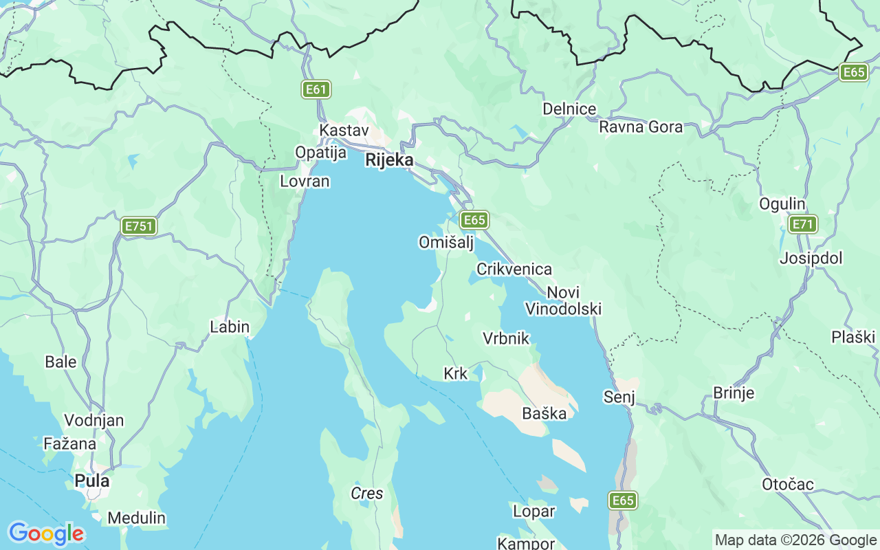 Location of the Motorboat: Krk, Njivice