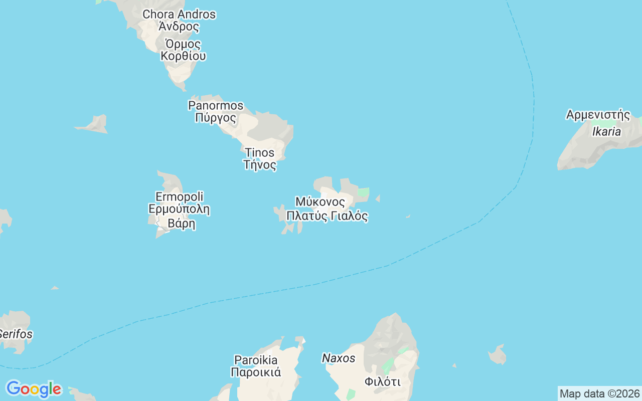 Luogo Gommone: Kalafatis, Mykonos
