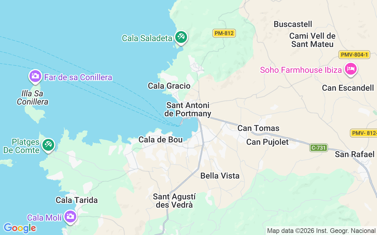 De locatie van Zeilboot: Puerto De Sant Antoni, Ibiza